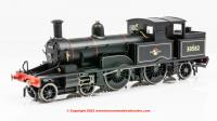 OR76AR004 Oxford Rail Adams Radial Steam Locomotive number 30582 in BR Black livery with late crest